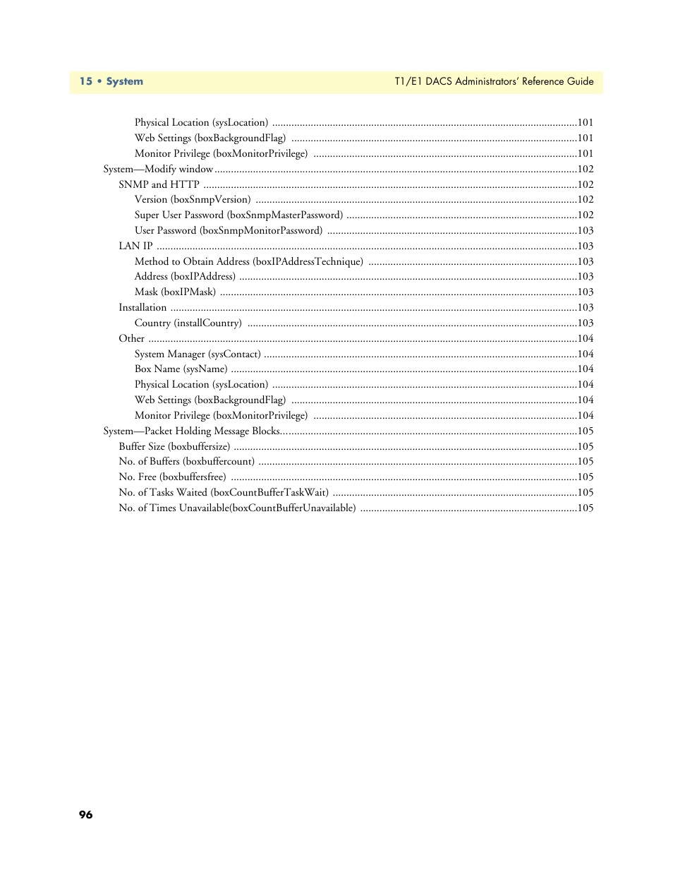 Patton electronic Model 2604 User Manual | Page 98 / 148