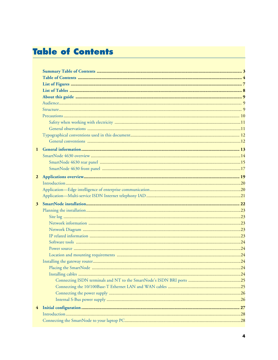 Patton electronic SMARTNODE 4630 User Manual | Page 4 / 54