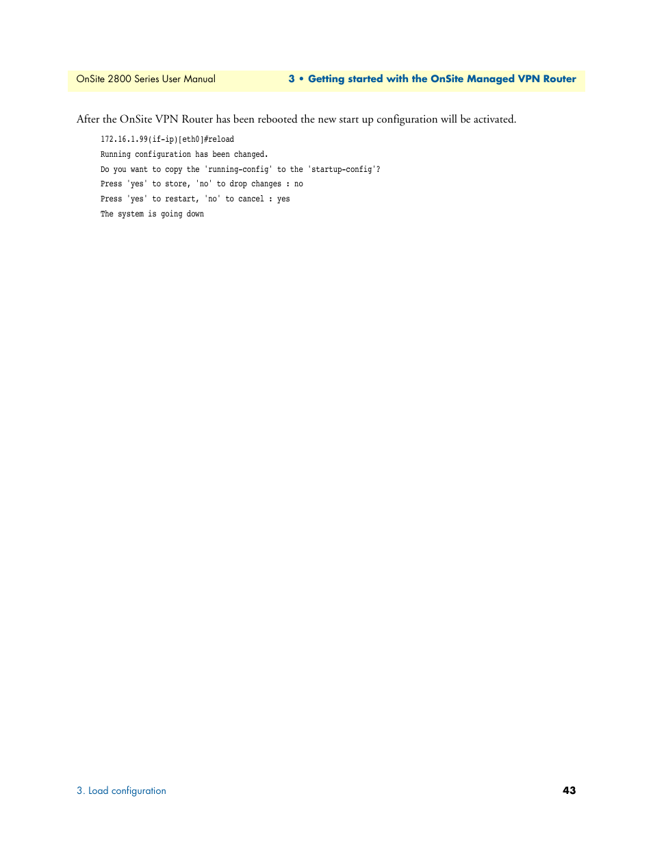 Patton electronic ONSITE 2800 User Manual | Page 43 / 135