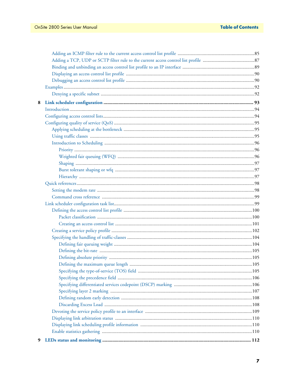 Patton electronic ONSITE 2800 User Manual | Page 7 / 135