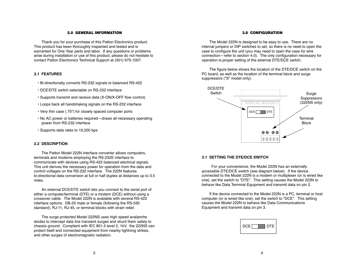 Patton electronic 222N User Manual | Page 4 / 20