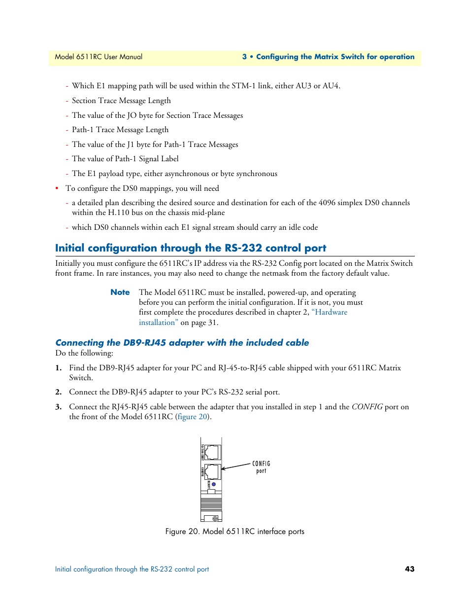 Patton electronic 6511RC User Manual | Page 43 / 104
