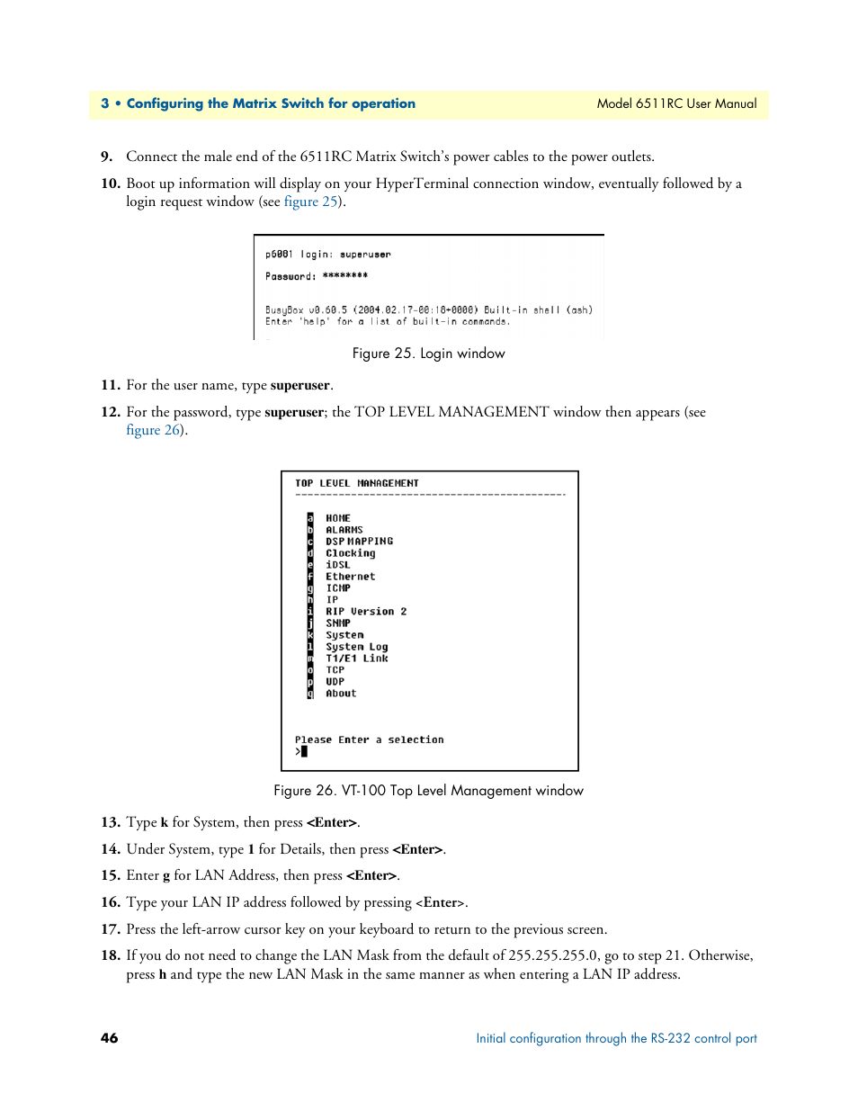 Patton electronic 6511RC User Manual | Page 46 / 104
