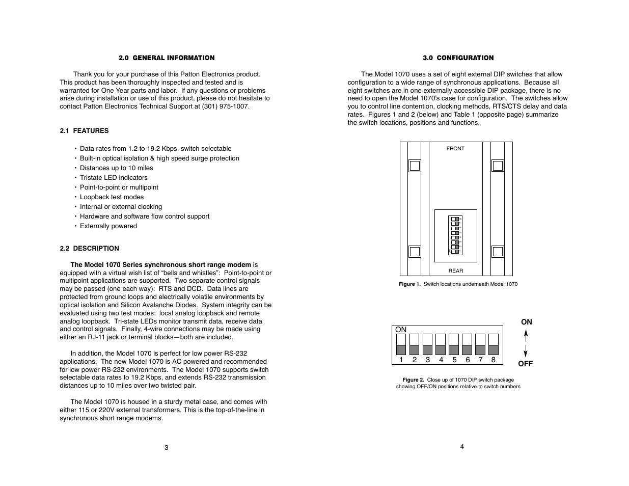 Patton electronic 1070 User Manual | Page 4 / 20