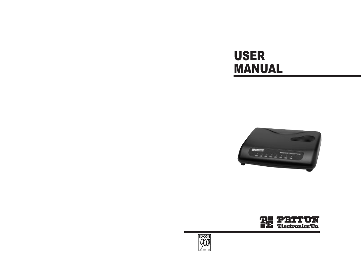 Patton electronic 2190 User Manual | 14 pages