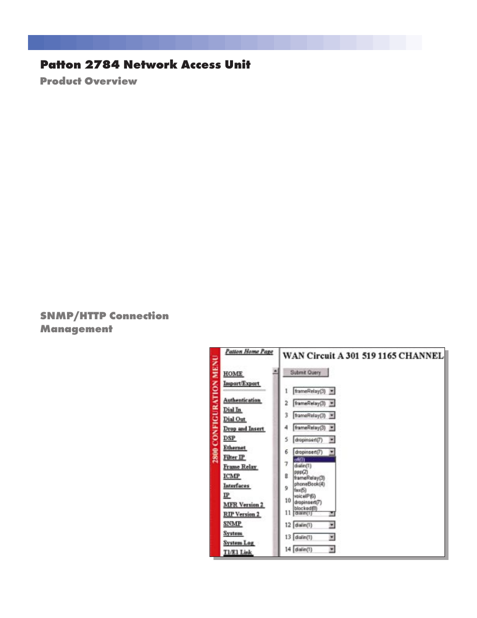 Patton 2784 network access unit, Product overview | Patton electronic 2784 NAU User Manual | Page 2 / 4