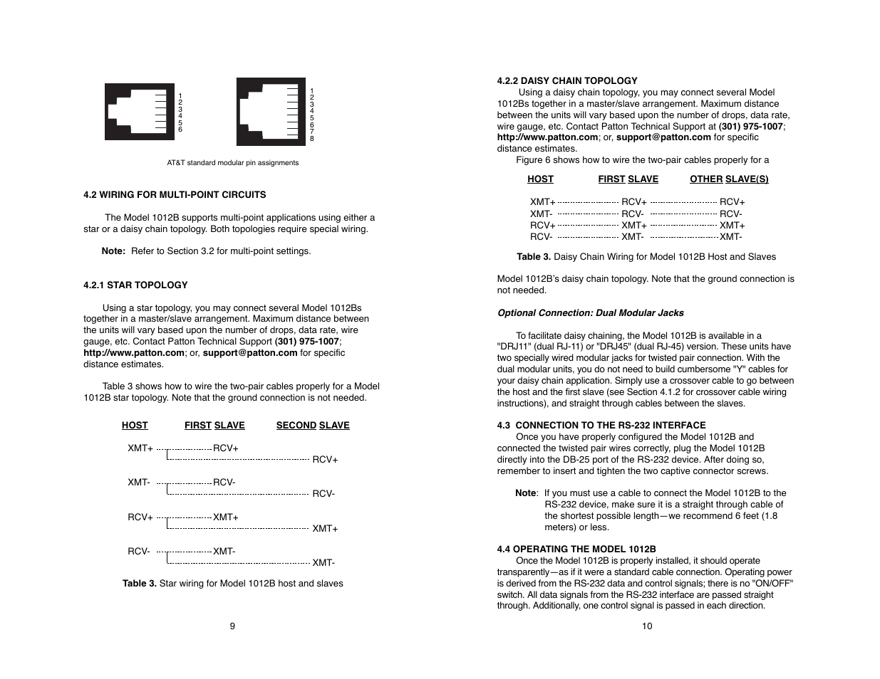 Patton electronic 1012B User Manual | Page 10 / 16