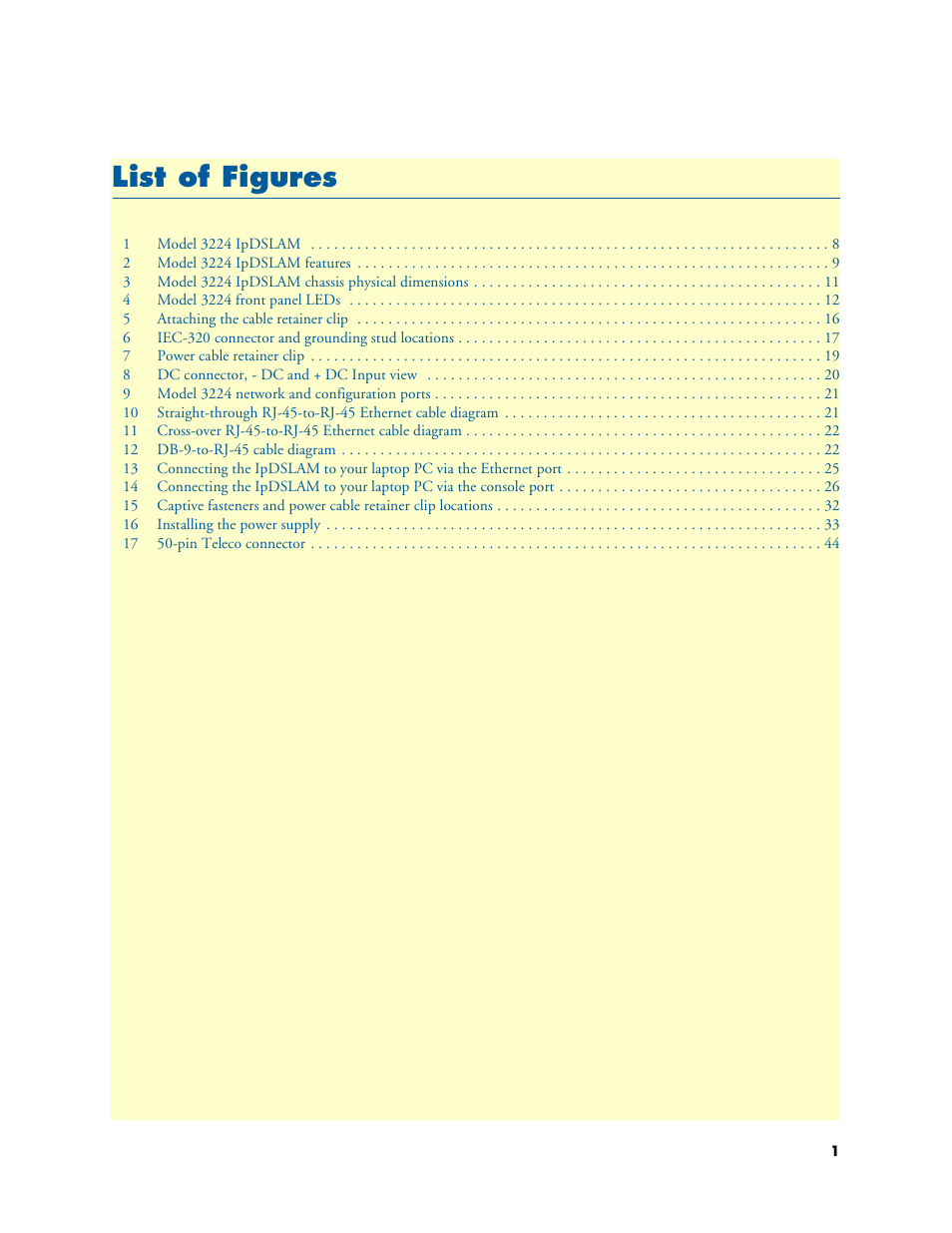 List of figures, Li st of figures | Patton electronic 3224 User Manual | Page 7 / 52
