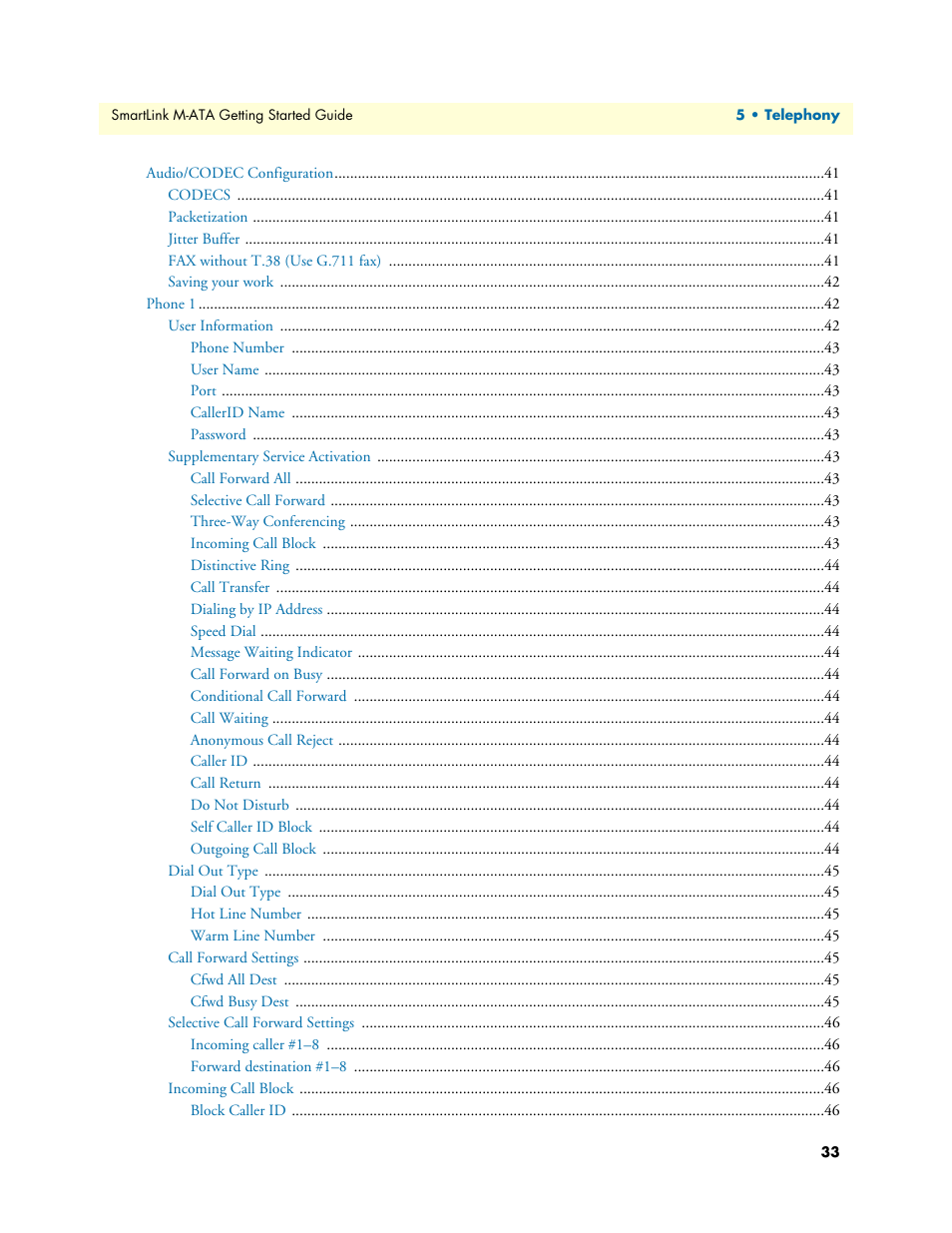 Patton electronic Patton SmartLink M-ATA User Manual | Page 33 / 86