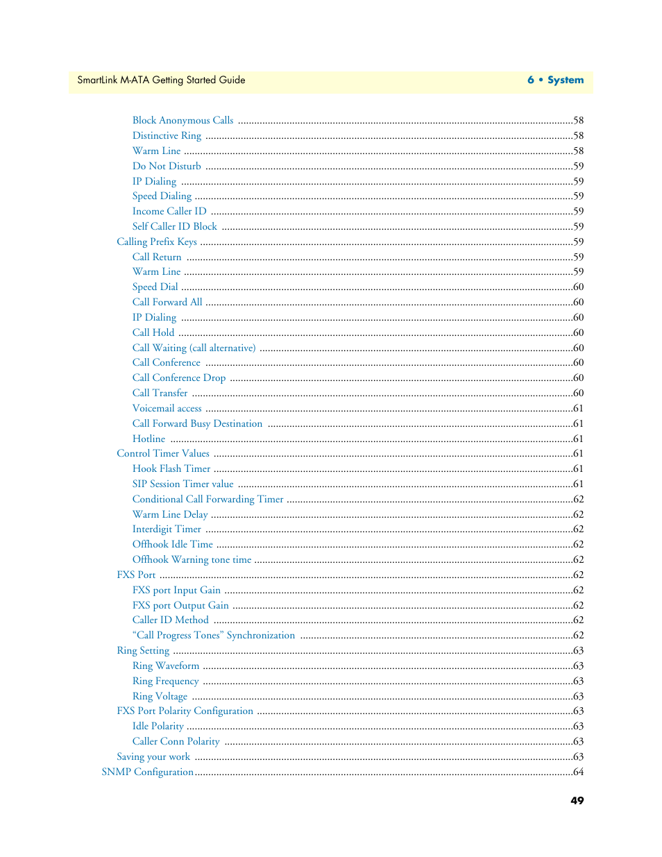 Patton electronic Patton SmartLink M-ATA User Manual | Page 49 / 86