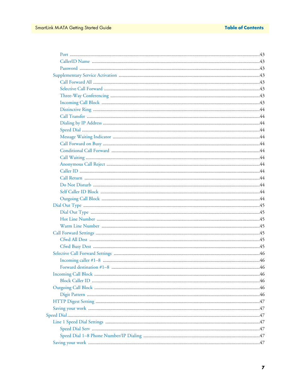 Patton electronic Patton SmartLink M-ATA User Manual | Page 7 / 86