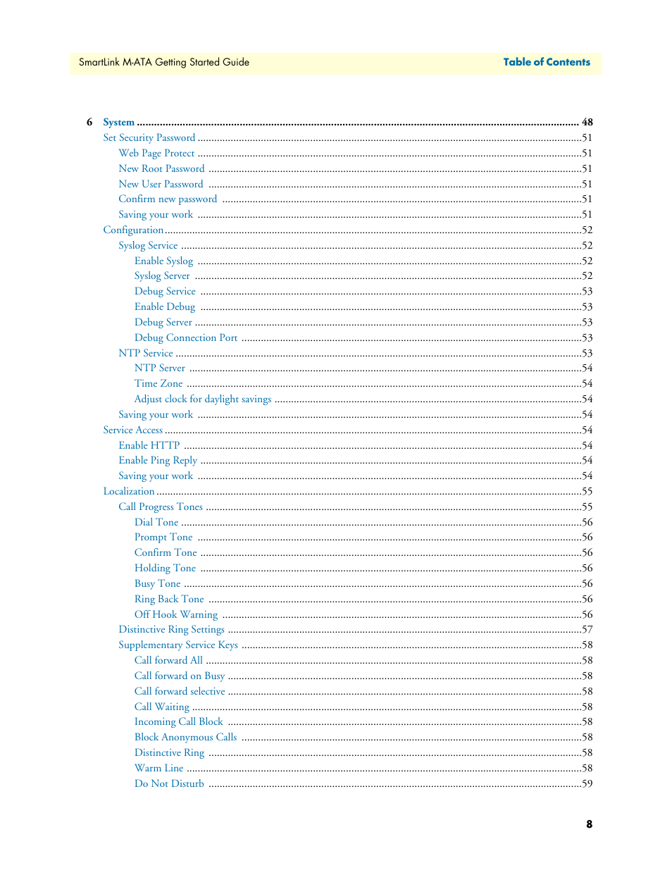 Patton electronic Patton SmartLink M-ATA User Manual | Page 8 / 86