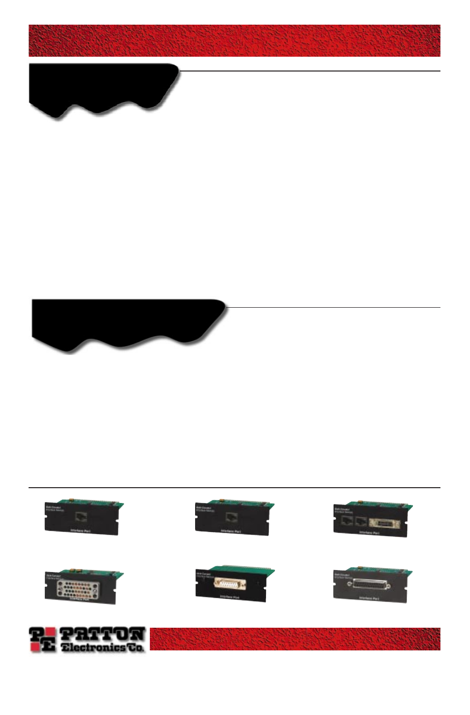 Escription, Pecial, Eature | Patton electronic 1092A User Manual | Page 3 / 4