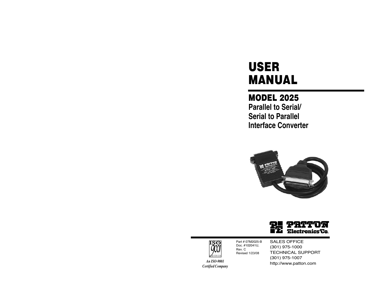 Patton electronic 2025 User Manual | 16 pages