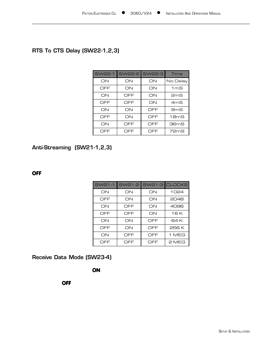 Patton electronic 3060/V24 User Manual | Page 11 / 22