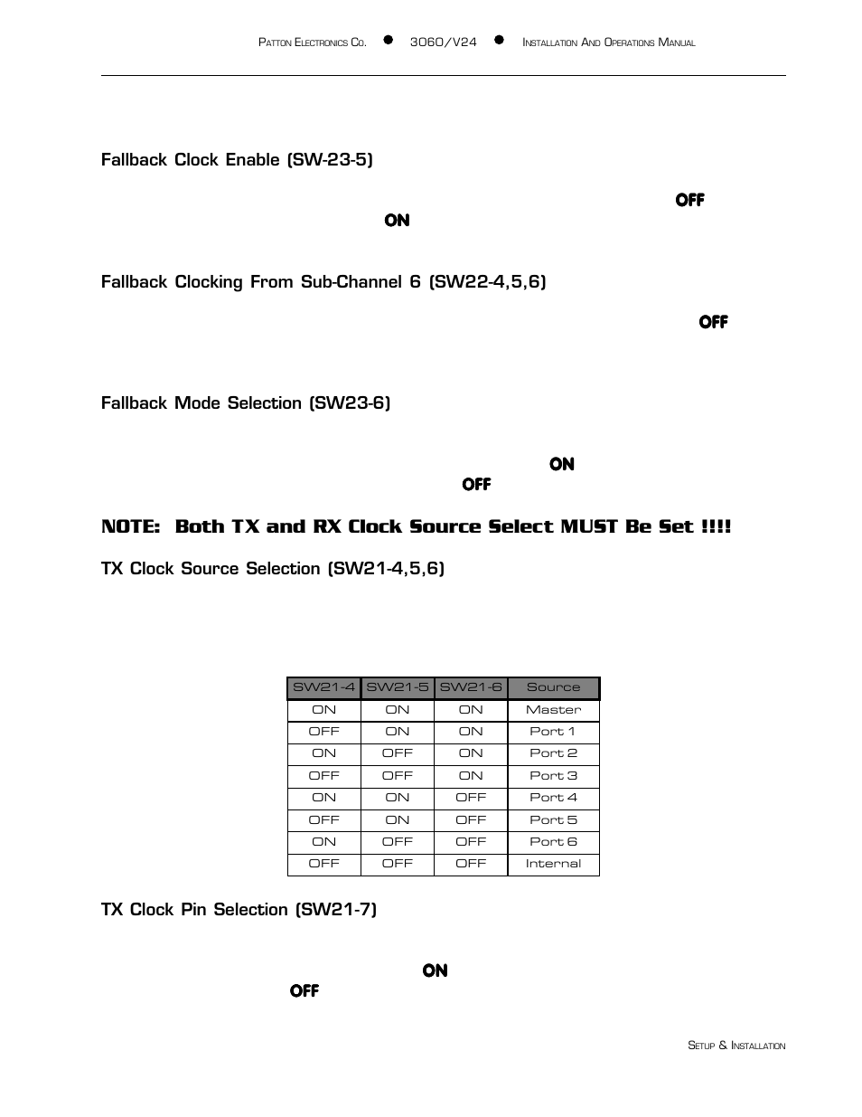 Patton electronic 3060/V24 User Manual | Page 13 / 22