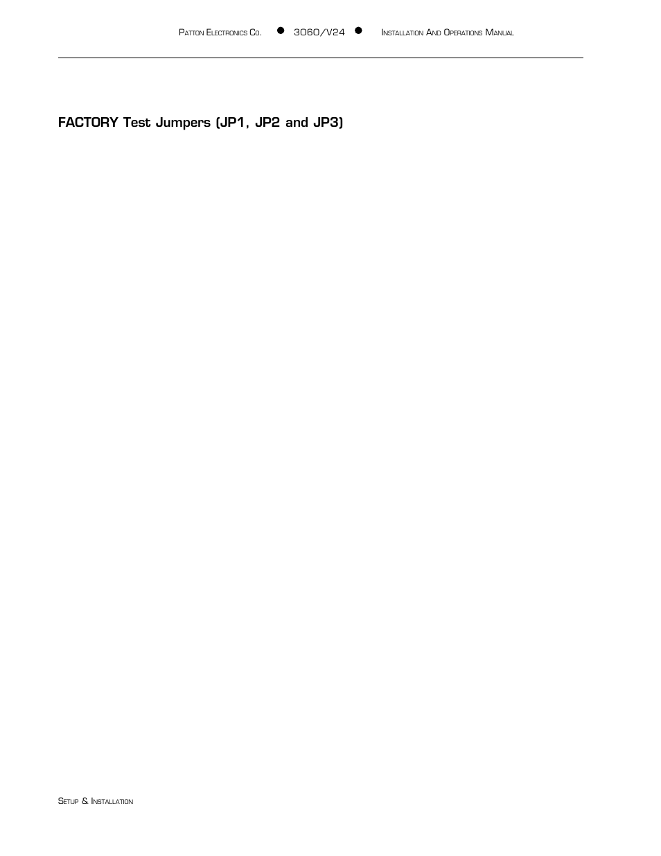 Patton electronic 3060/V24 User Manual | Page 16 / 22