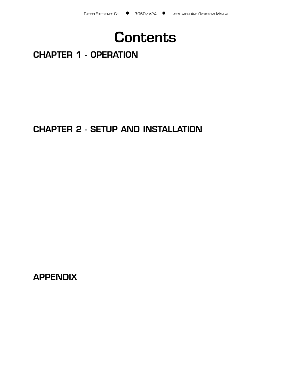 Patton electronic 3060/V24 User Manual | Page 4 / 22