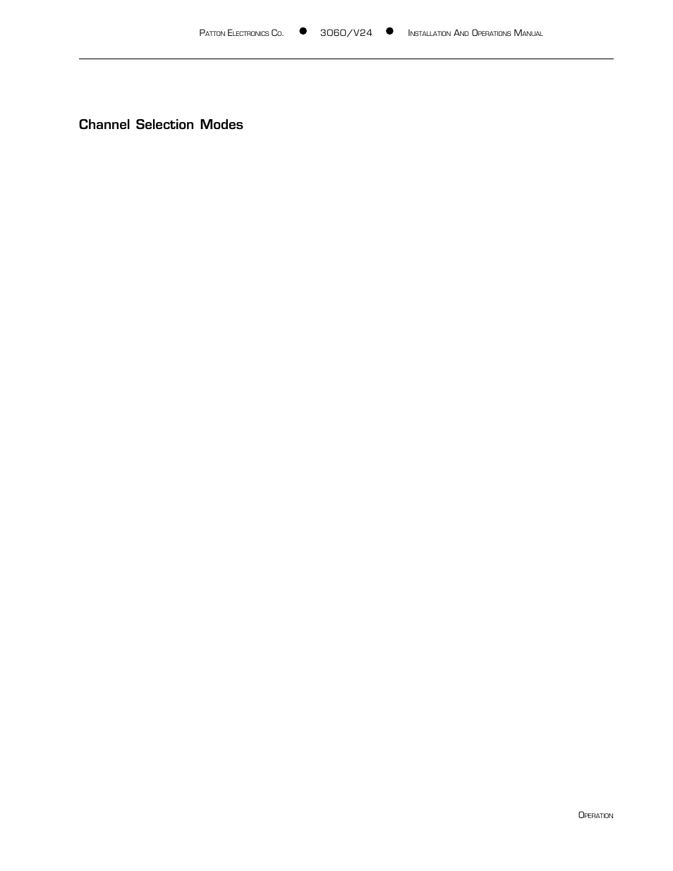 Data transitions, Interface lead | Patton electronic 3060/V24 User Manual | Page 7 / 22