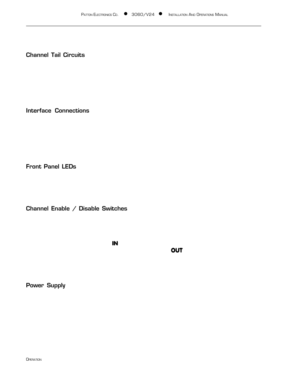 Patton electronic 3060/V24 User Manual | Page 8 / 22