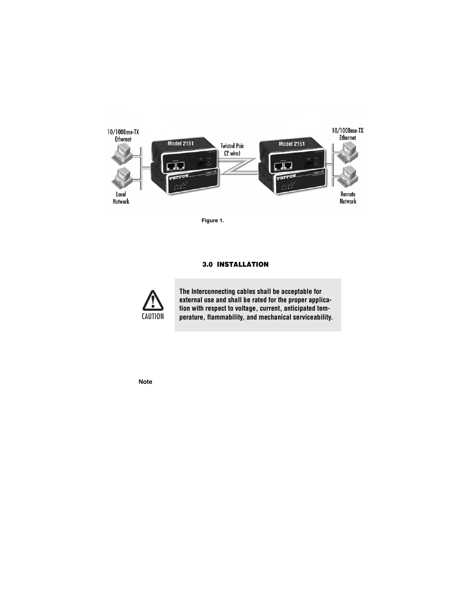 0 installation, Installation | Patton electronic COPPERLINK 2151 User Manual | Page 9 / 20