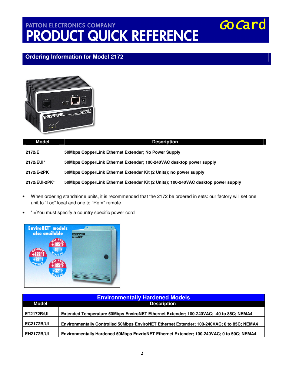 Patton electronic 2172 User Manual | Page 5 / 5