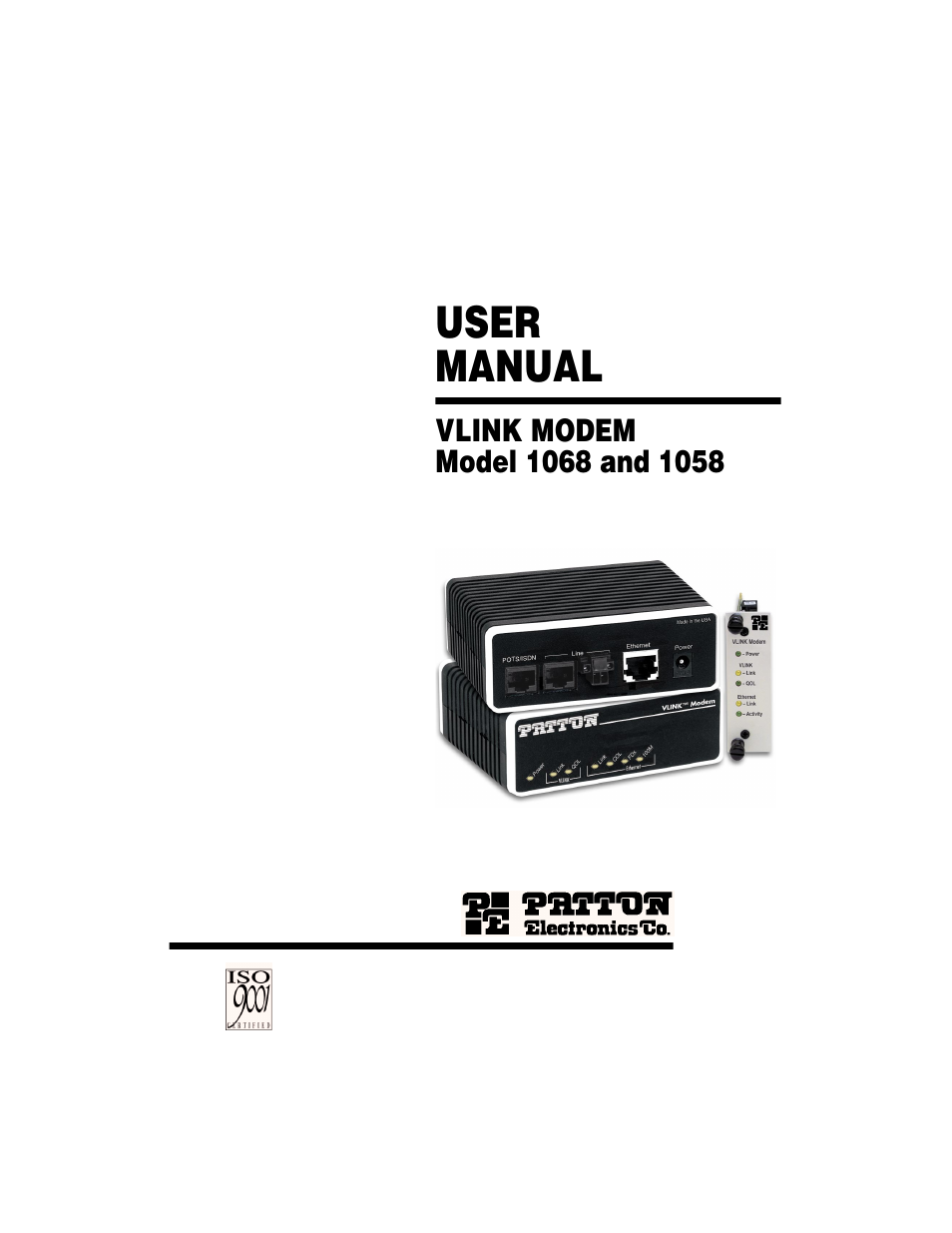 Patton electronic 1058 User Manual | 27 pages