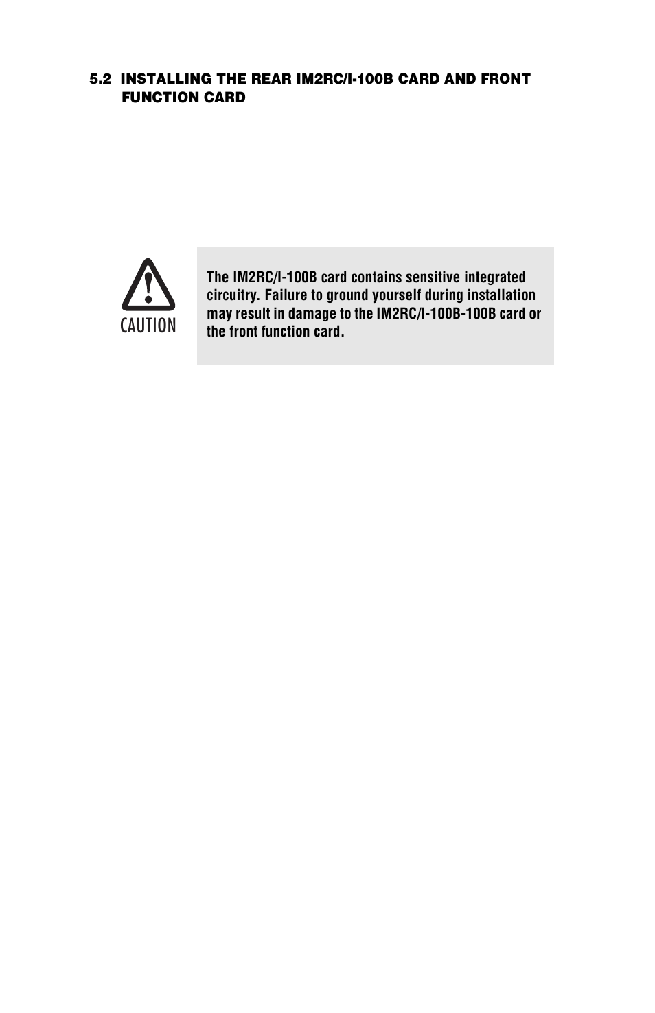 Caution | Patton electronic IM2RC/I-100B User Manual | Page 13 / 20