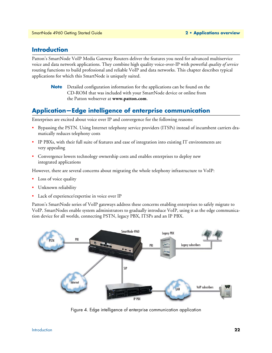 Introduction | Patton electronic Patton SmartNode 4960 Series User Manual | Page 21 / 68