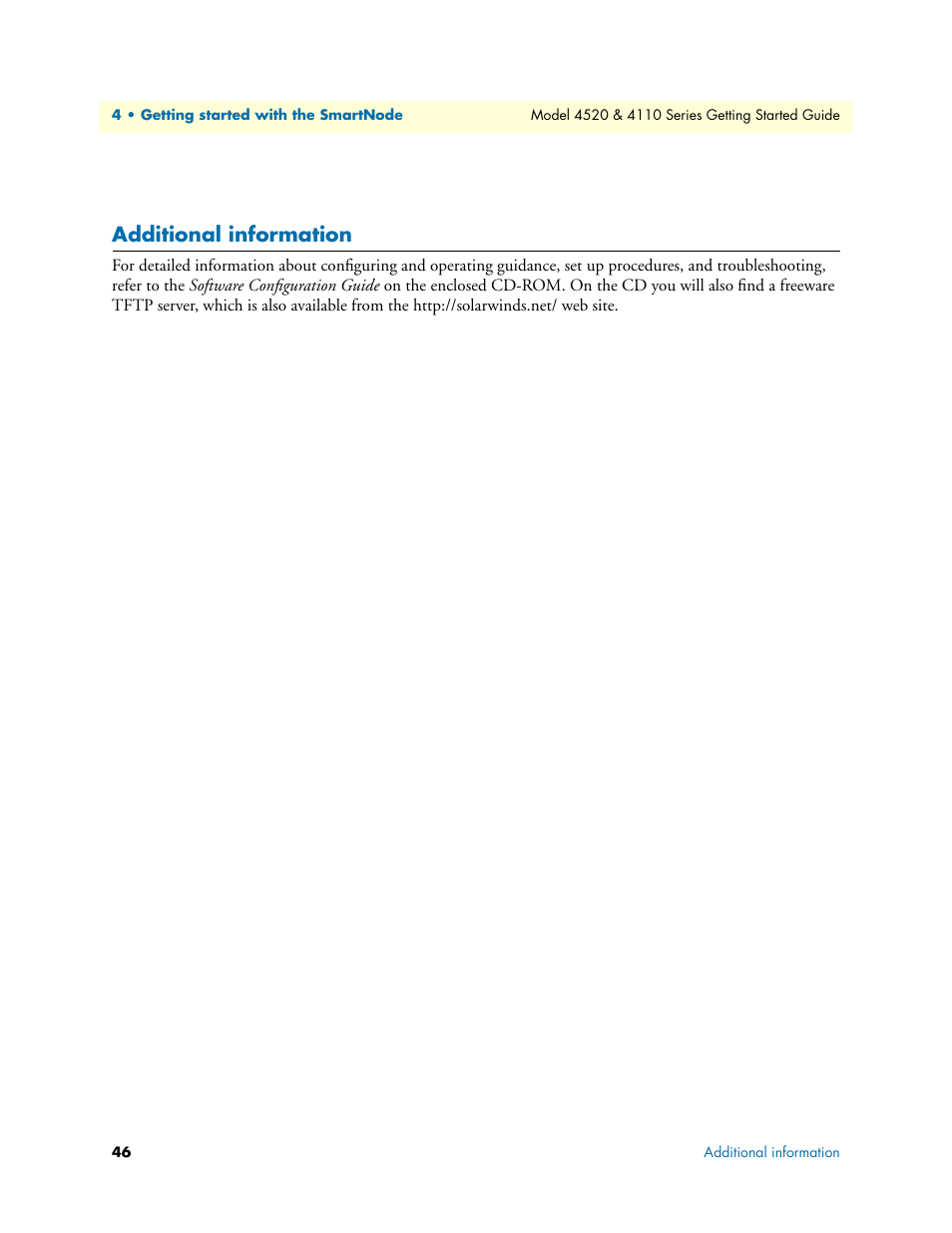 Additional information | Patton electronic 4110 User Manual | Page 46 / 66