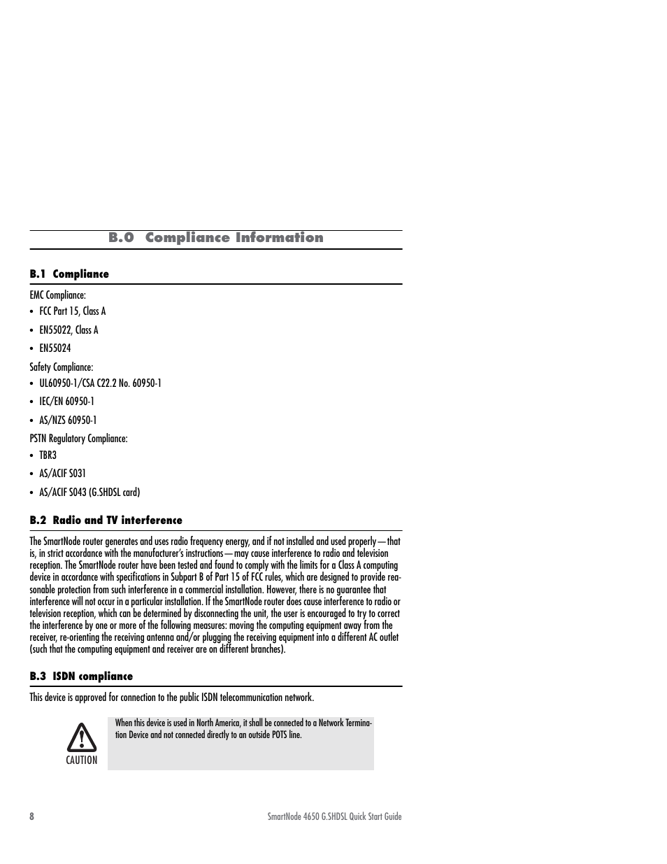 Patton electronic SmartNode 4650 User Manual | Page 8 / 12