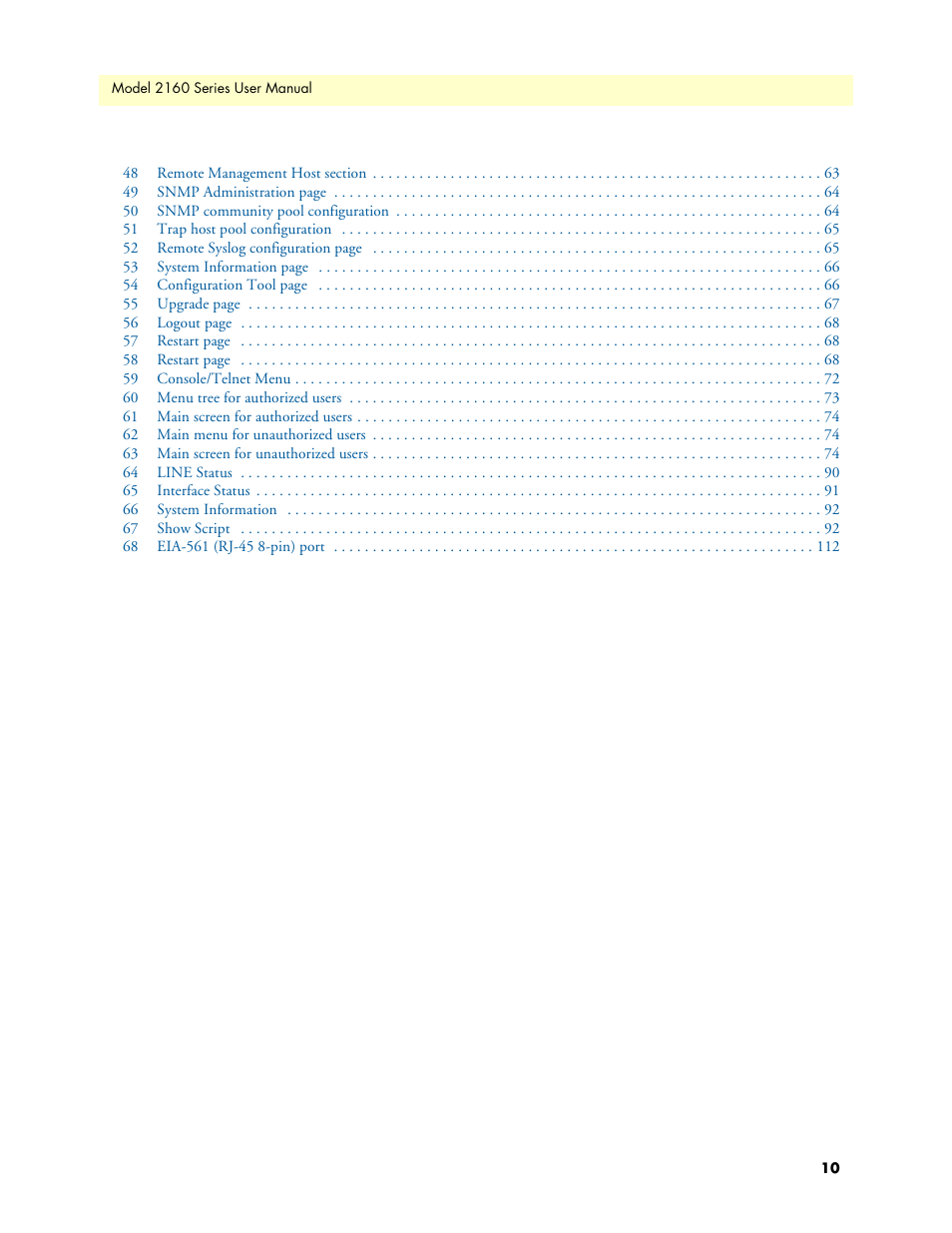 Patton electronic COPPERLINK 2160 User Manual | Page 10 / 113