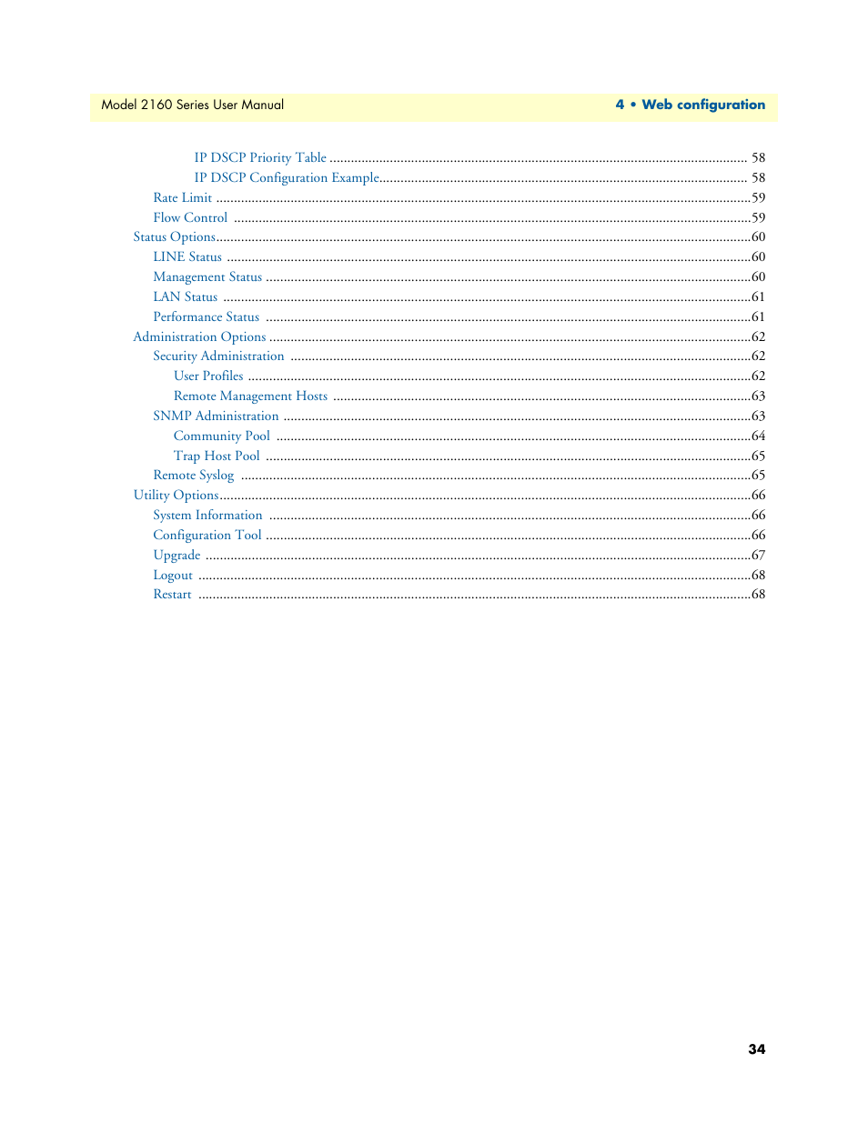 Patton electronic COPPERLINK 2160 User Manual | Page 34 / 113