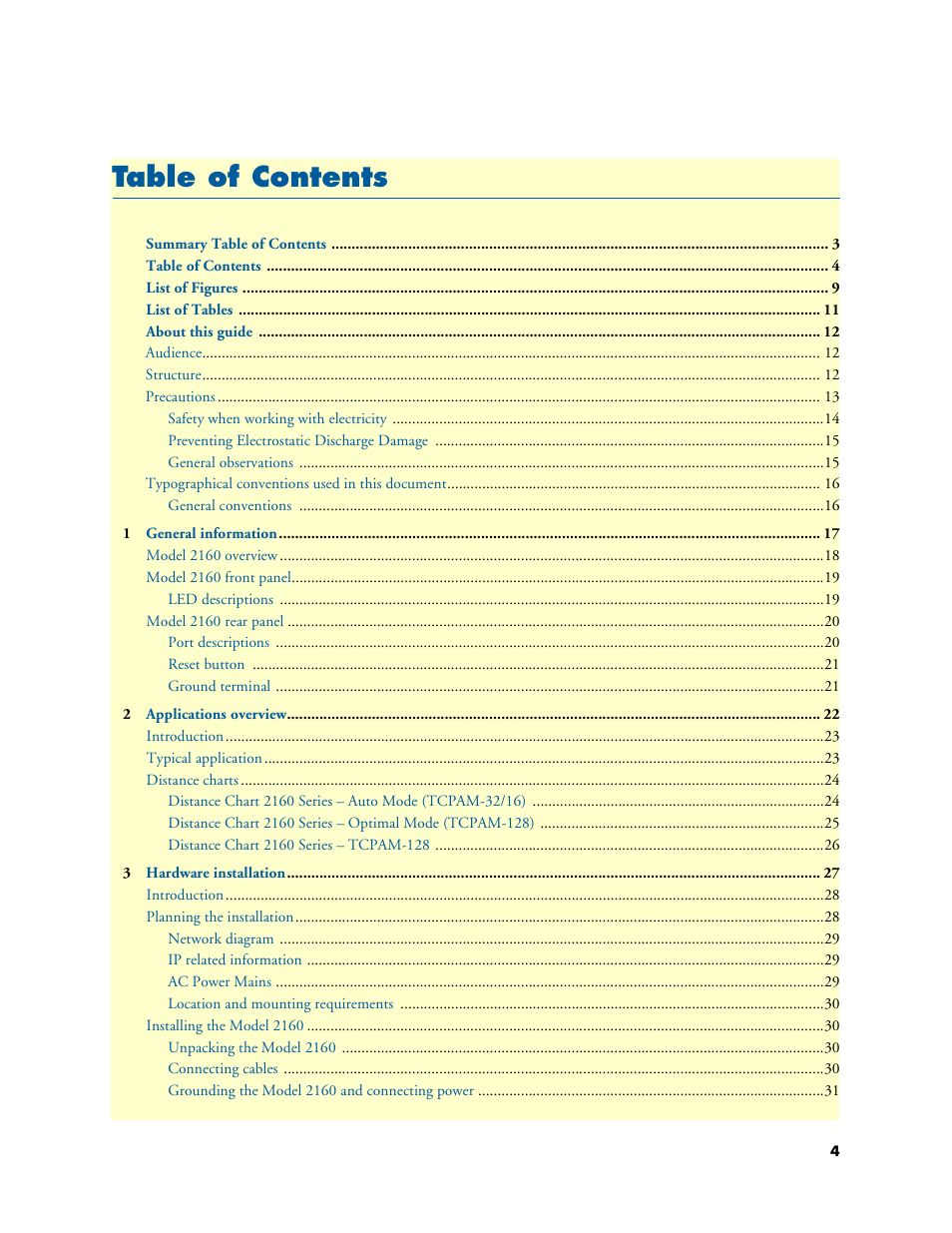 Patton electronic COPPERLINK 2160 User Manual | Page 4 / 113