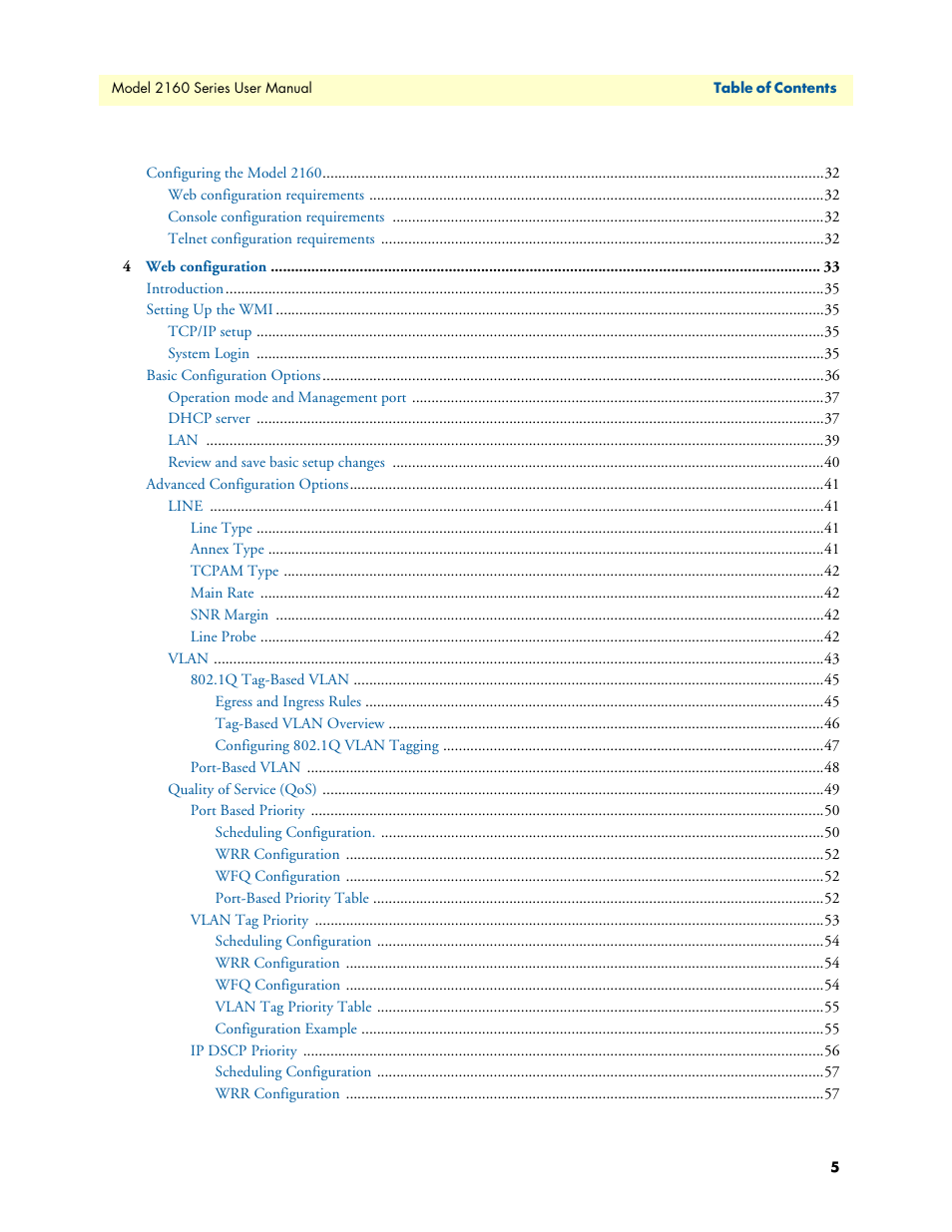 Patton electronic COPPERLINK 2160 User Manual | Page 5 / 113