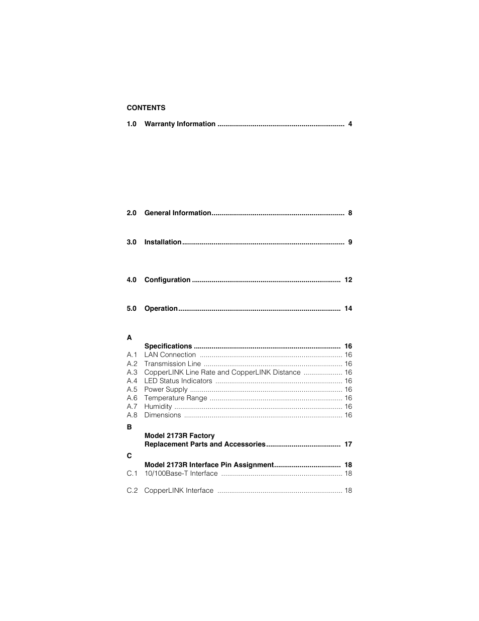 Patton electronic 2173R User Manual | Page 2 / 20
