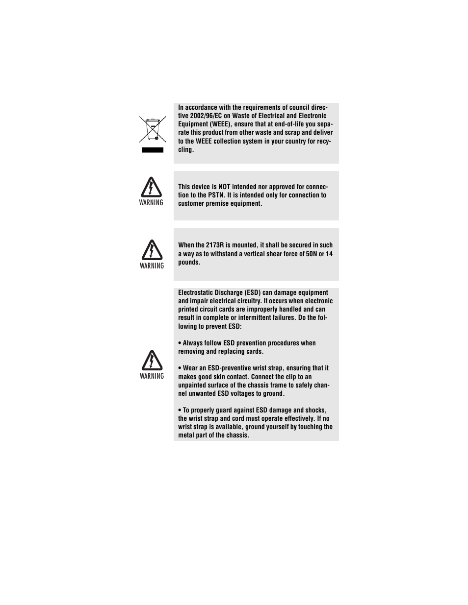 Patton electronic 2173R User Manual | Page 7 / 20