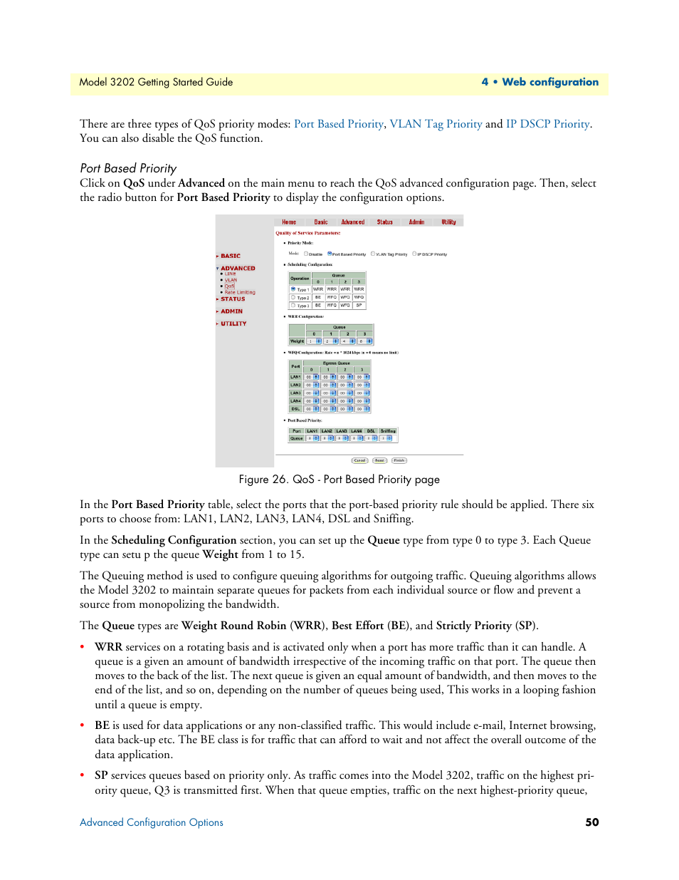 Port based priority | Patton electronic RocketLink 3202 User Manual | Page 50 / 107