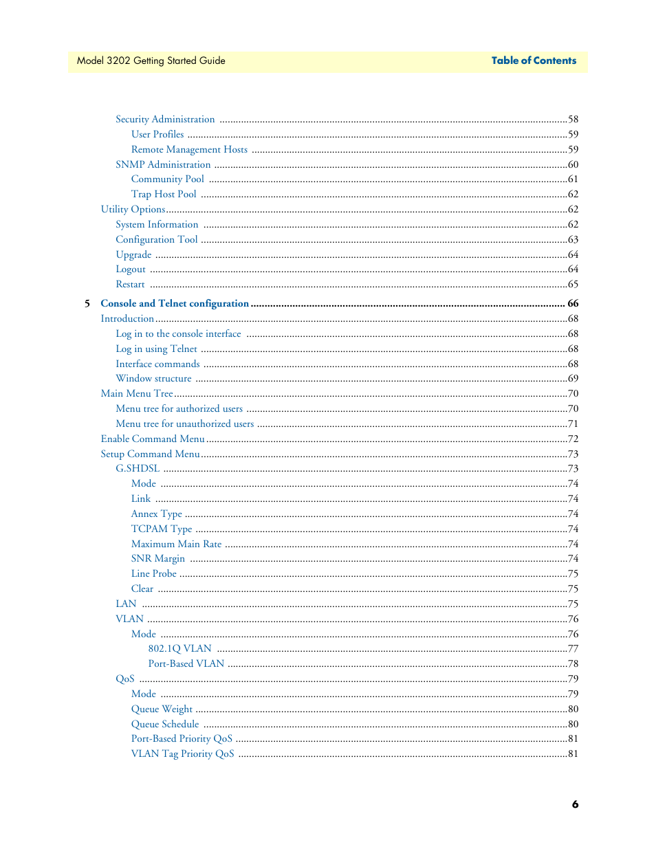 Patton electronic RocketLink 3202 User Manual | Page 6 / 107