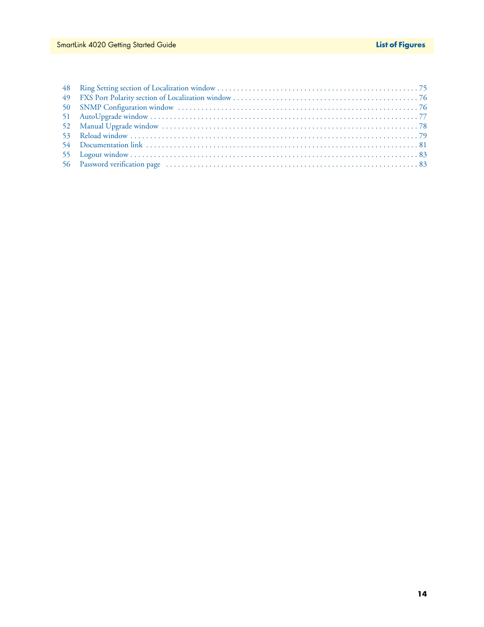 Patton electronic 4020 Series User Manual | Page 14 / 97