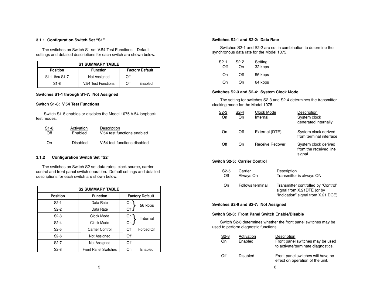 Patton electronic MODEL 1075 User Manual | Page 7 / 24