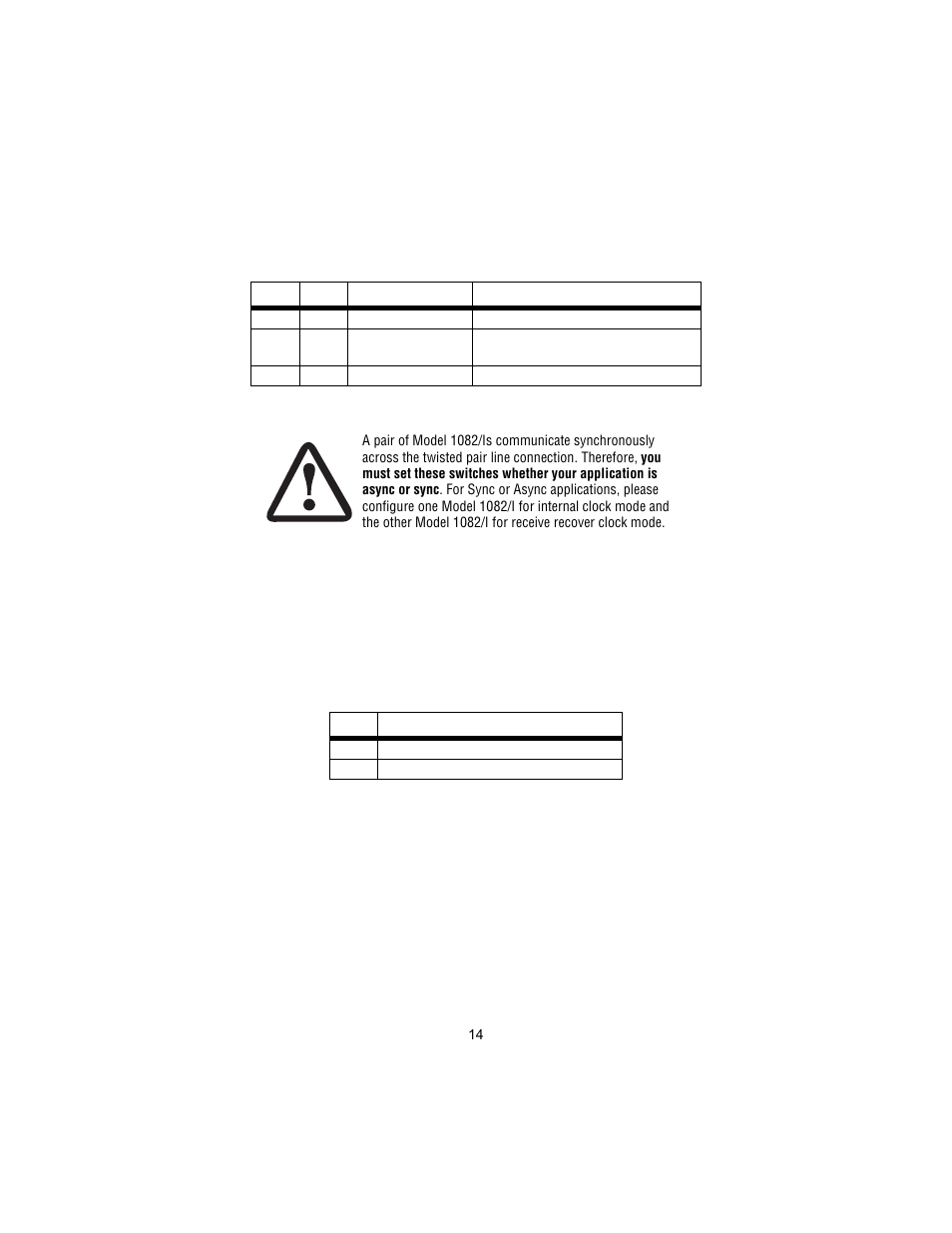 Switches s1-6 and s1-7: system clock mode, Switch s1-8: response to rdl request | Patton electronic 1082 User Manual | Page 14 / 28