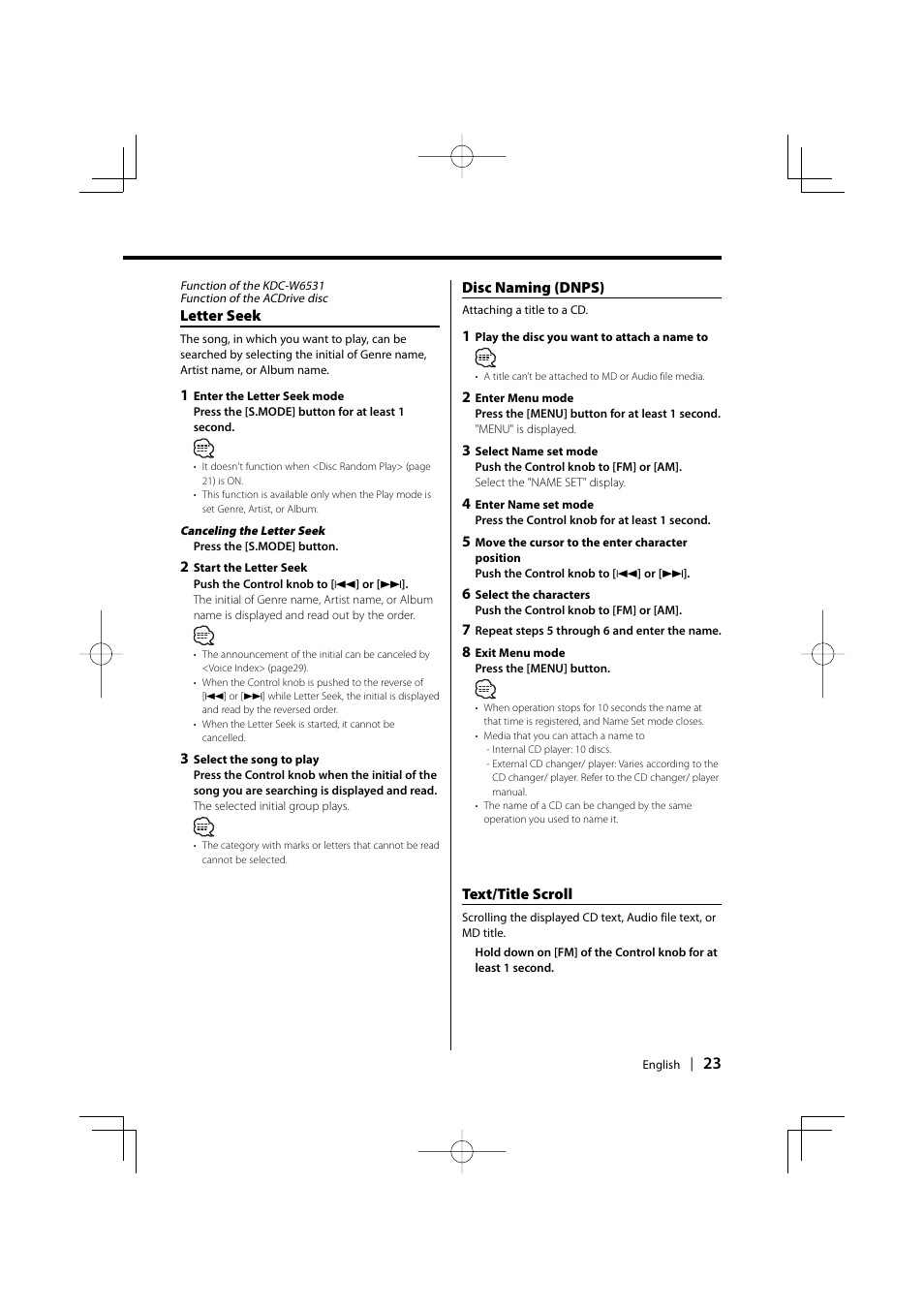 PhatNoise KDC-W6531 User Manual | Page 23 / 40