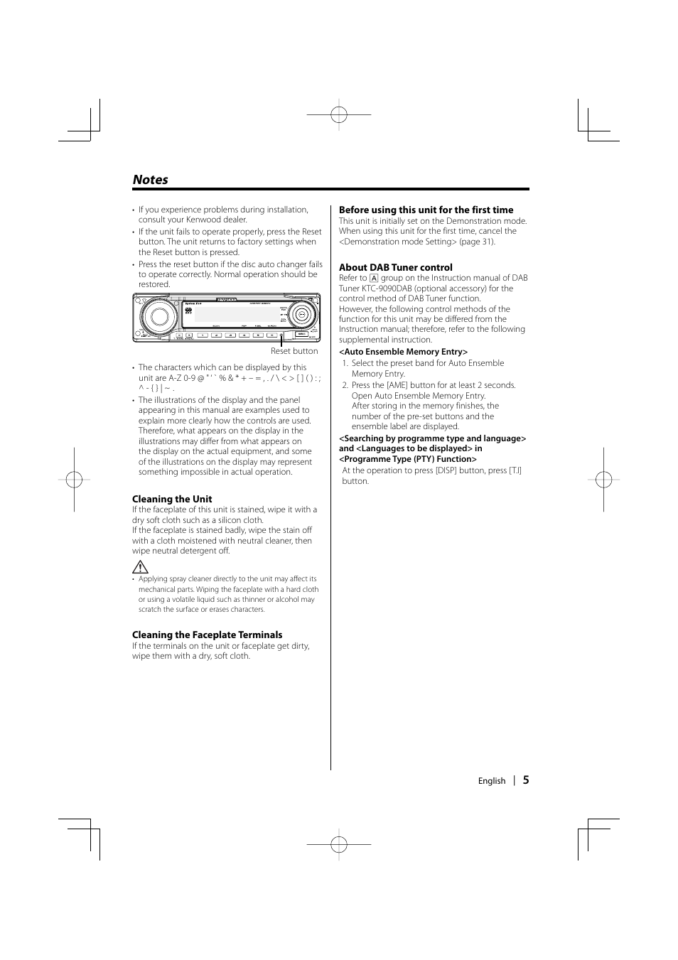 PhatNoise KDC-W6531 User Manual | Page 5 / 40
