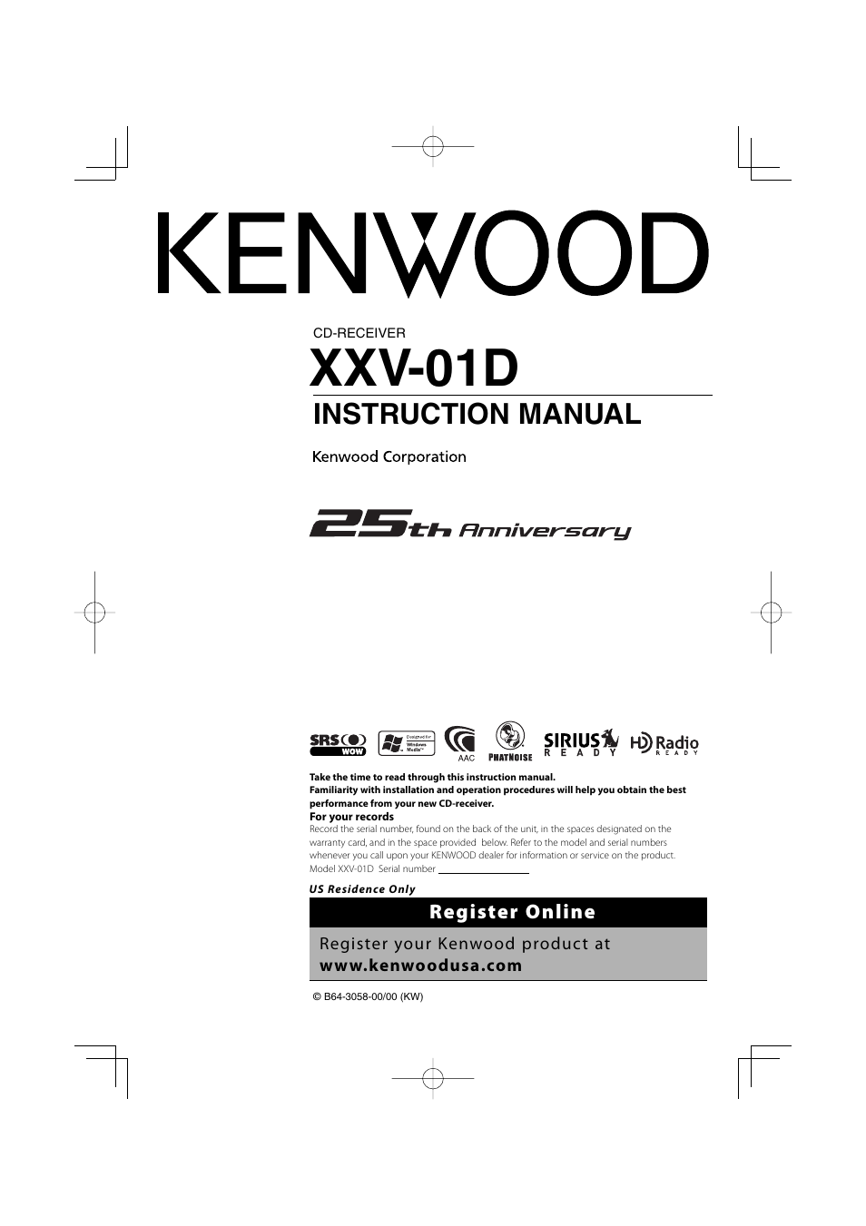 PhatNoise XXV-01D User Manual | 68 pages