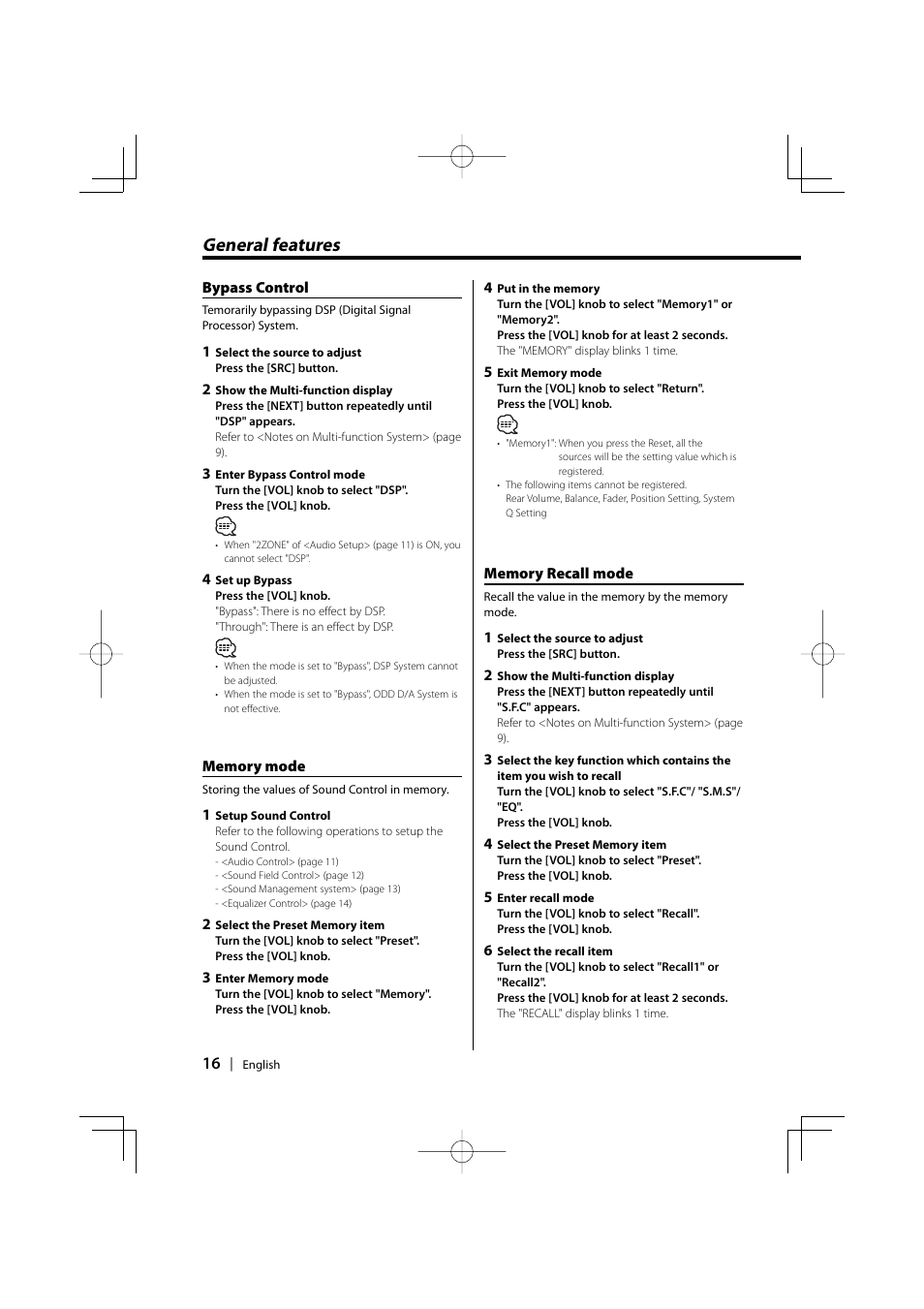 General features | PhatNoise XXV-01D User Manual | Page 16 / 68