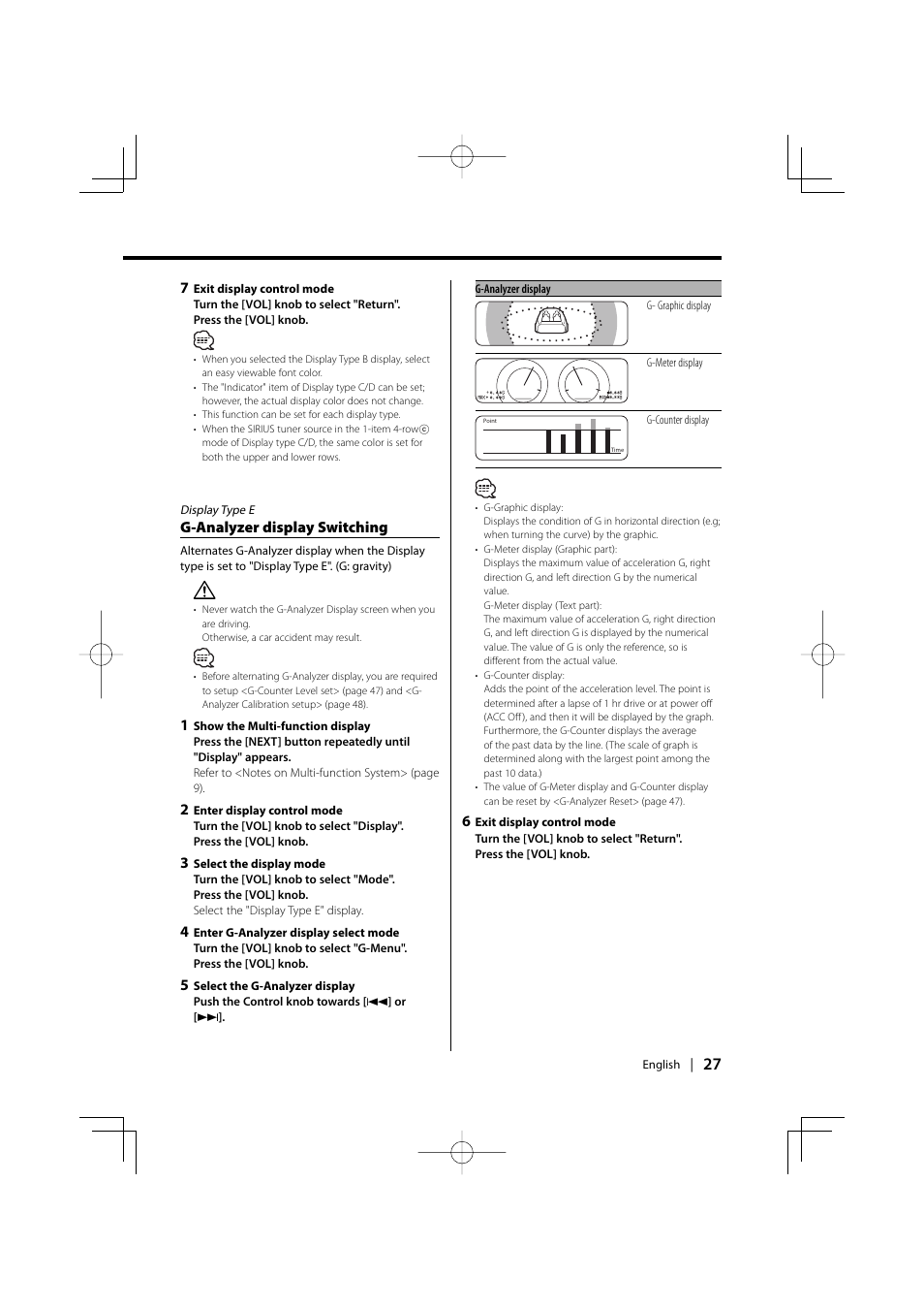 G-analyzer display switching | PhatNoise XXV-01D User Manual | Page 27 / 68