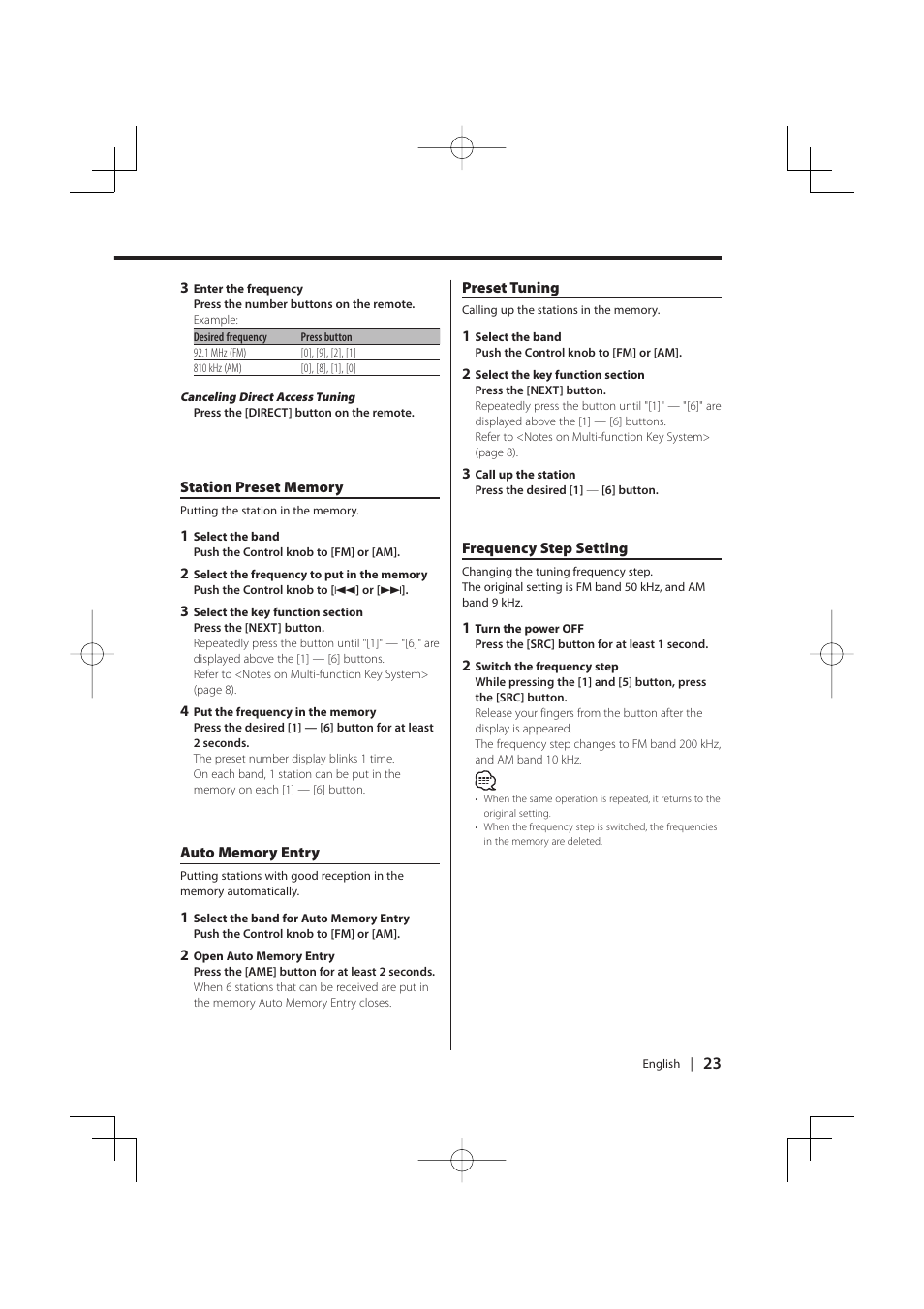 PhatNoise KDC-MP8029 User Manual | Page 23 / 50