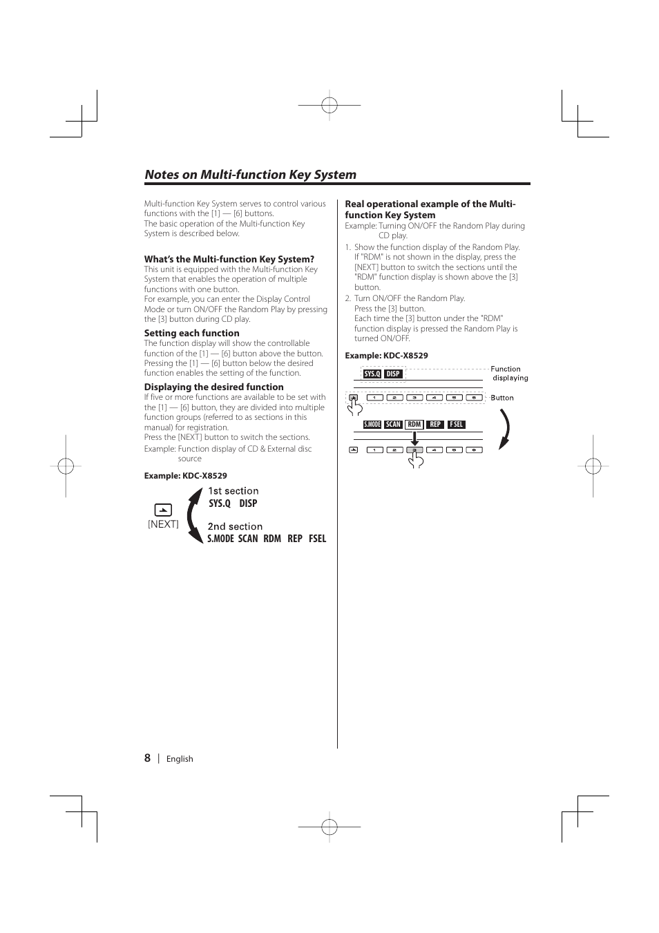 PhatNoise KDC-MP8029 User Manual | Page 8 / 50