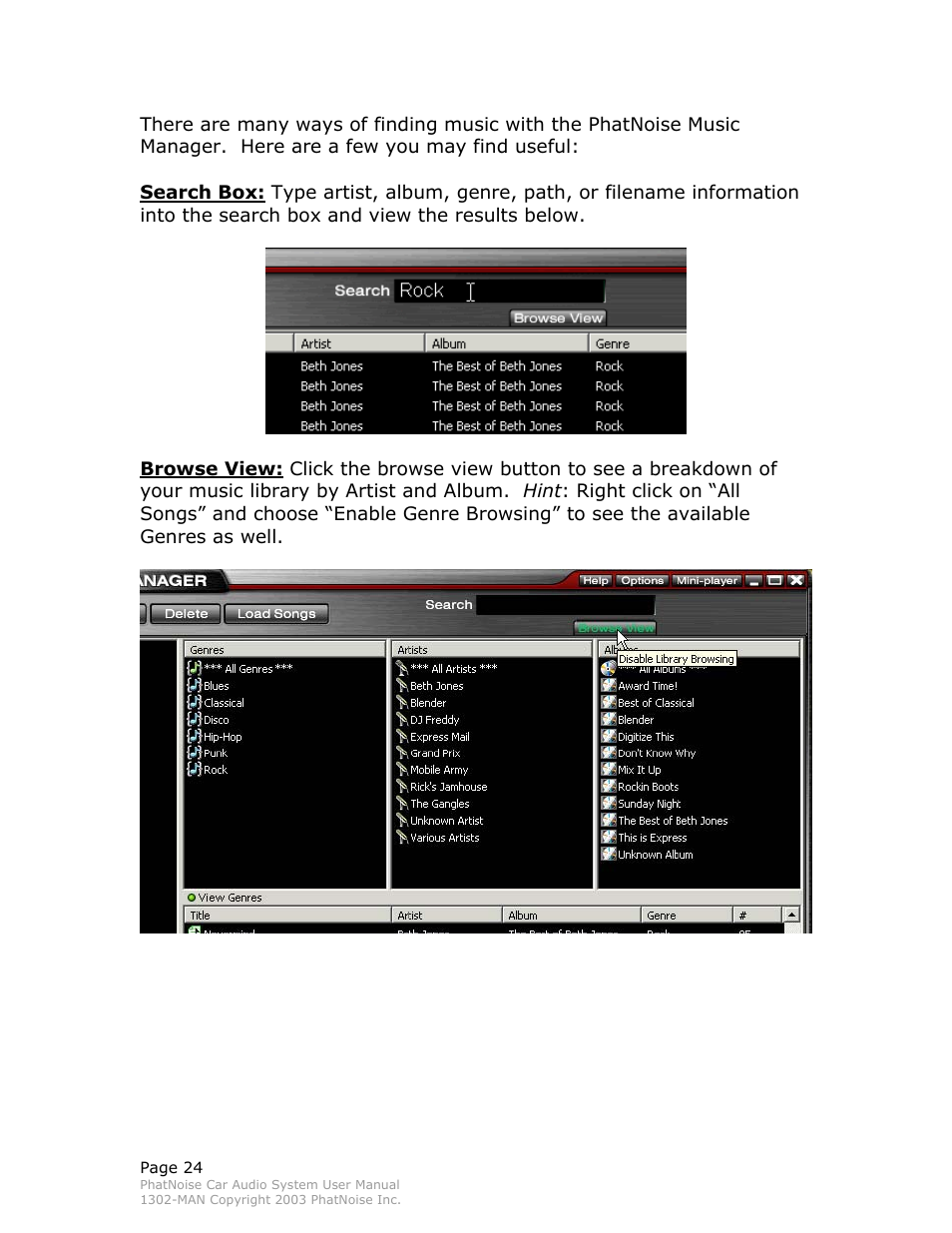 PhatNoise Car Audio System User Manual | Page 24 / 61